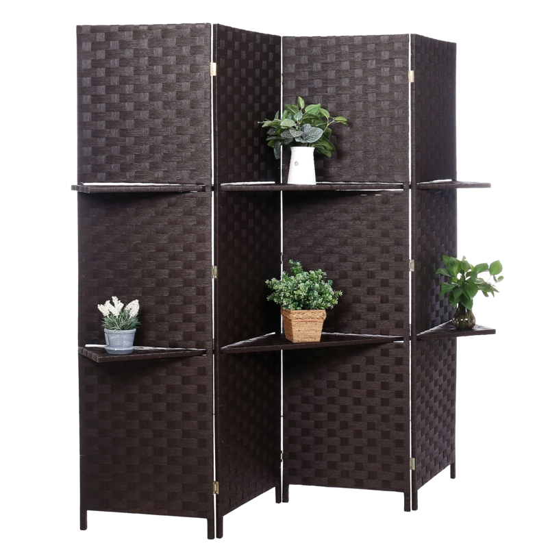 Laderion 77.2'' W x 70.5'' H 4 - Panel Folding Room Divider