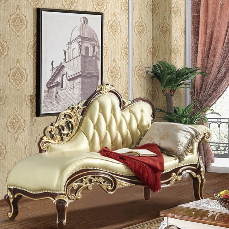 Leather Chaise Lounge