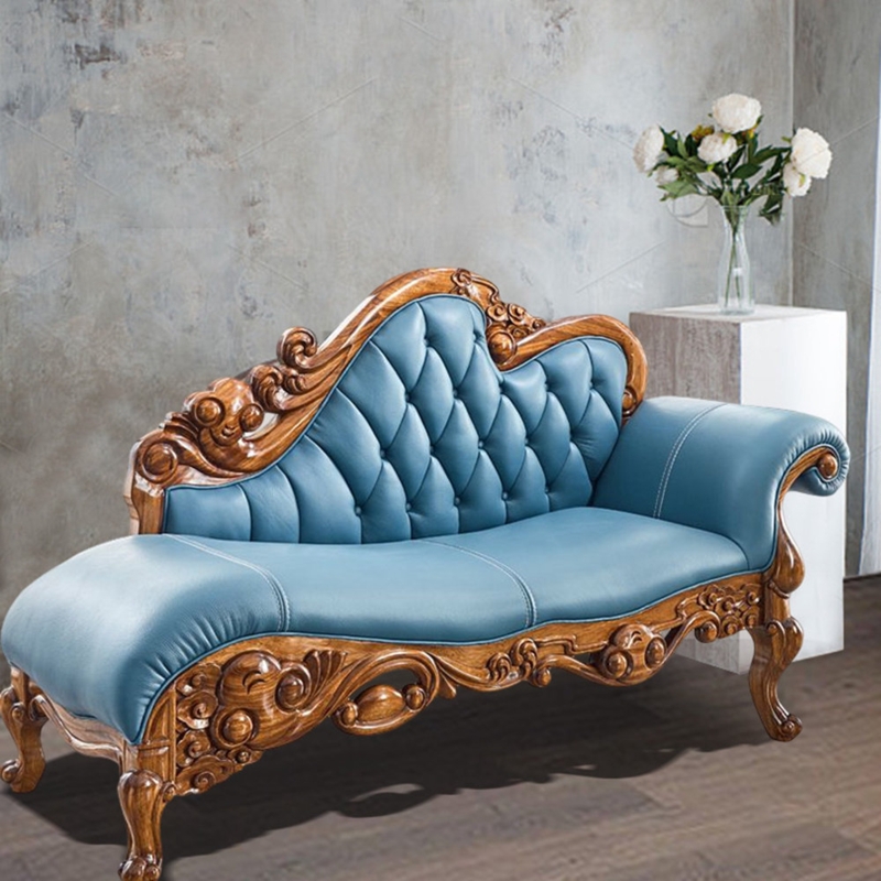 Leather Chaise Lounge