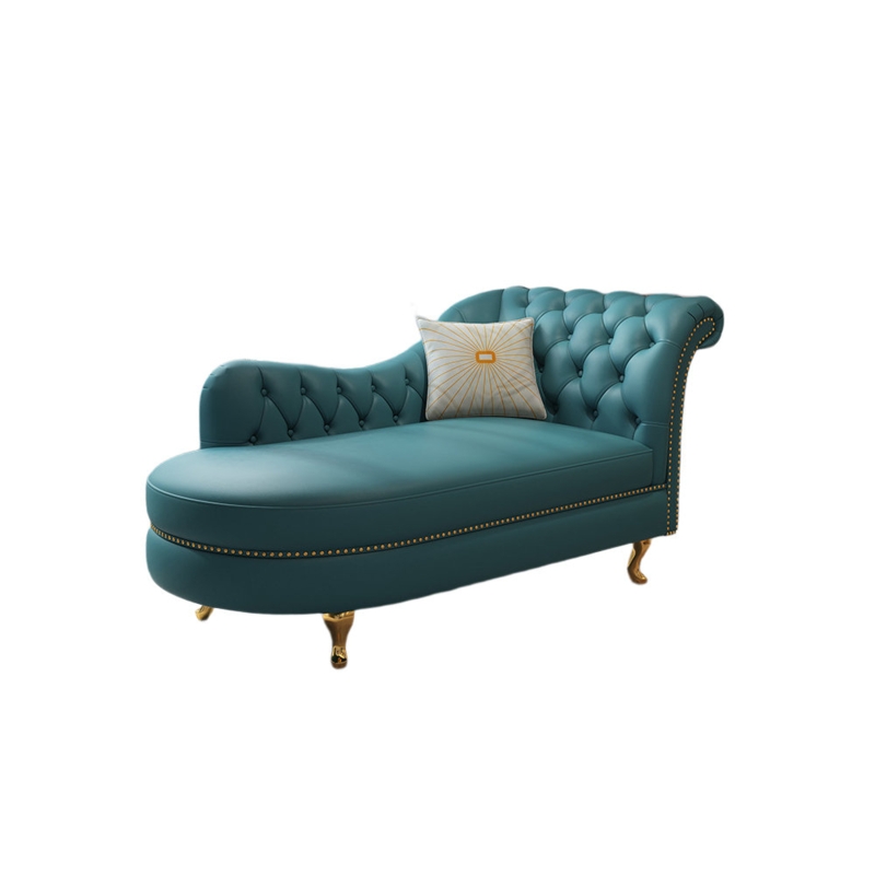 Leather Chaise Lounge