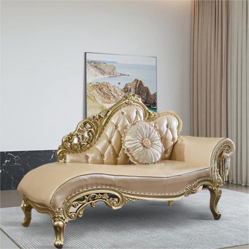 Leather Chaise Lounge