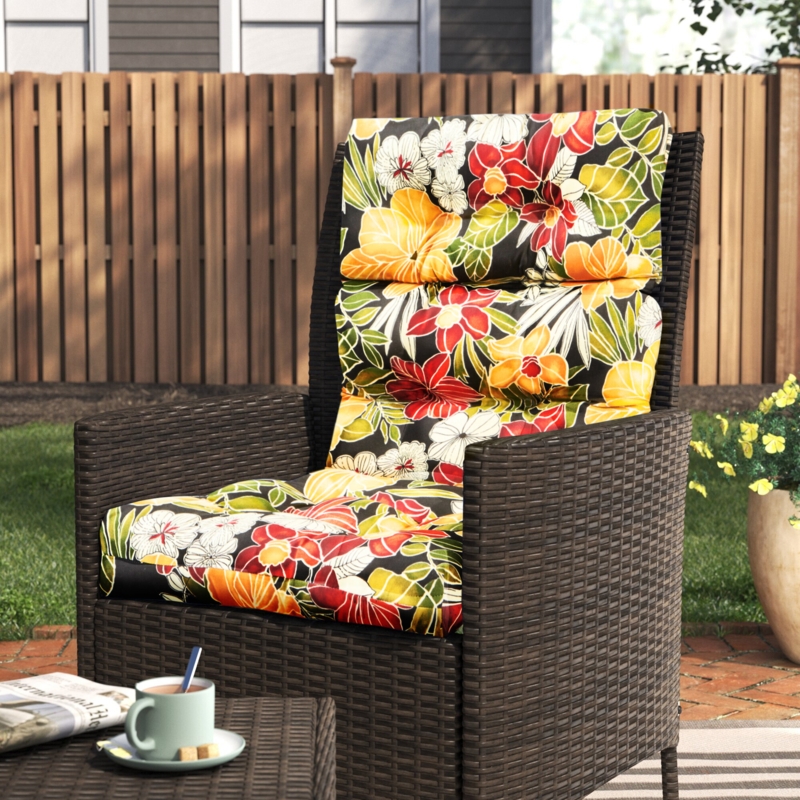 Lester Outdoor High Back Chair Cushion Foter