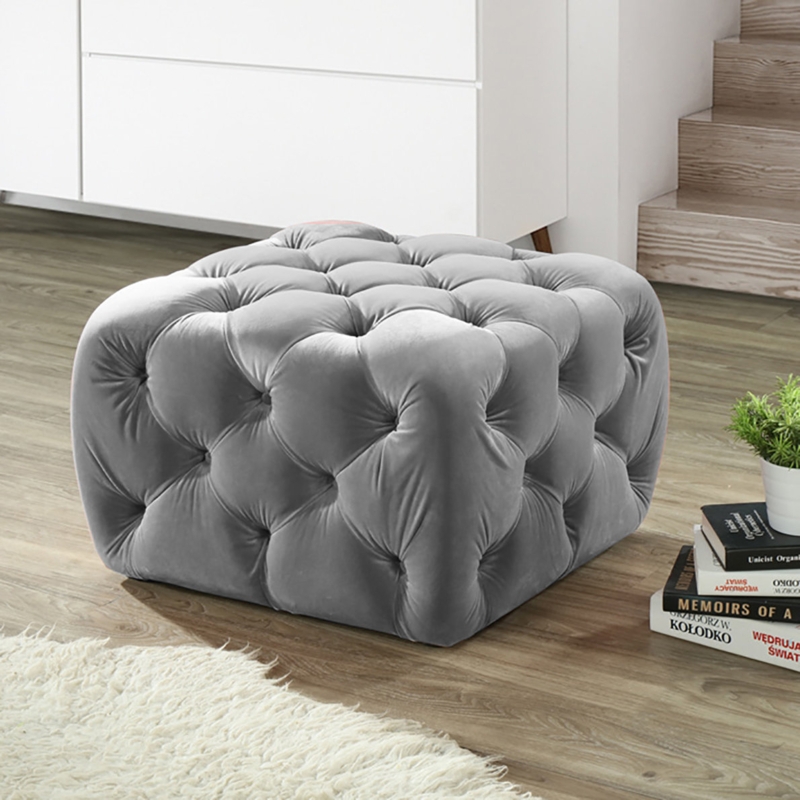 Linne Upholstered Ottoman