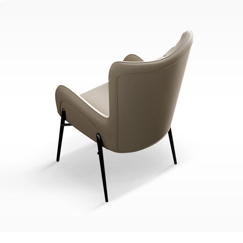Maible Leather Wingback Chair