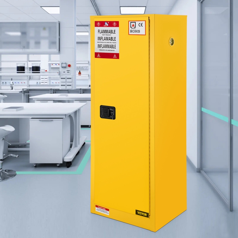 Metal Safety Cabinet ( 35.4'' H x 18'' W x 18'' D )