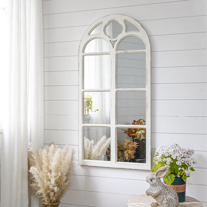 Mintz Cathedral Venetian Distressed Accent Mirror