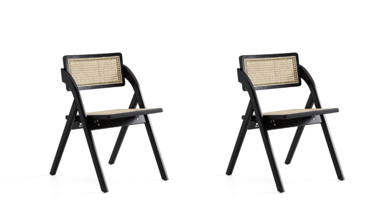 Moses Solid Wood Folding Side Chair