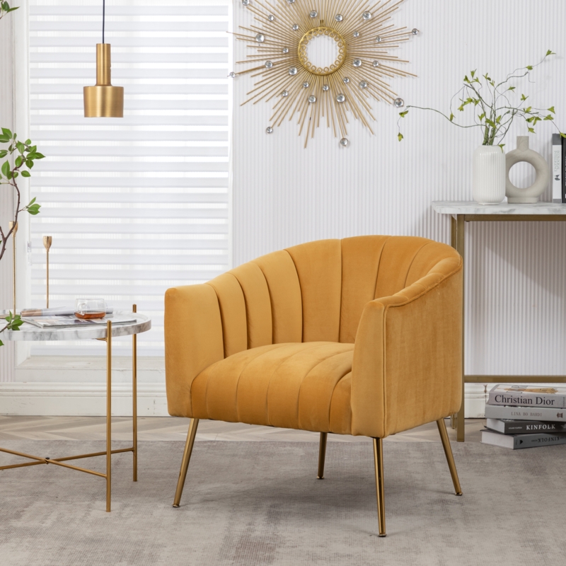 Murrow Velvet Armchair