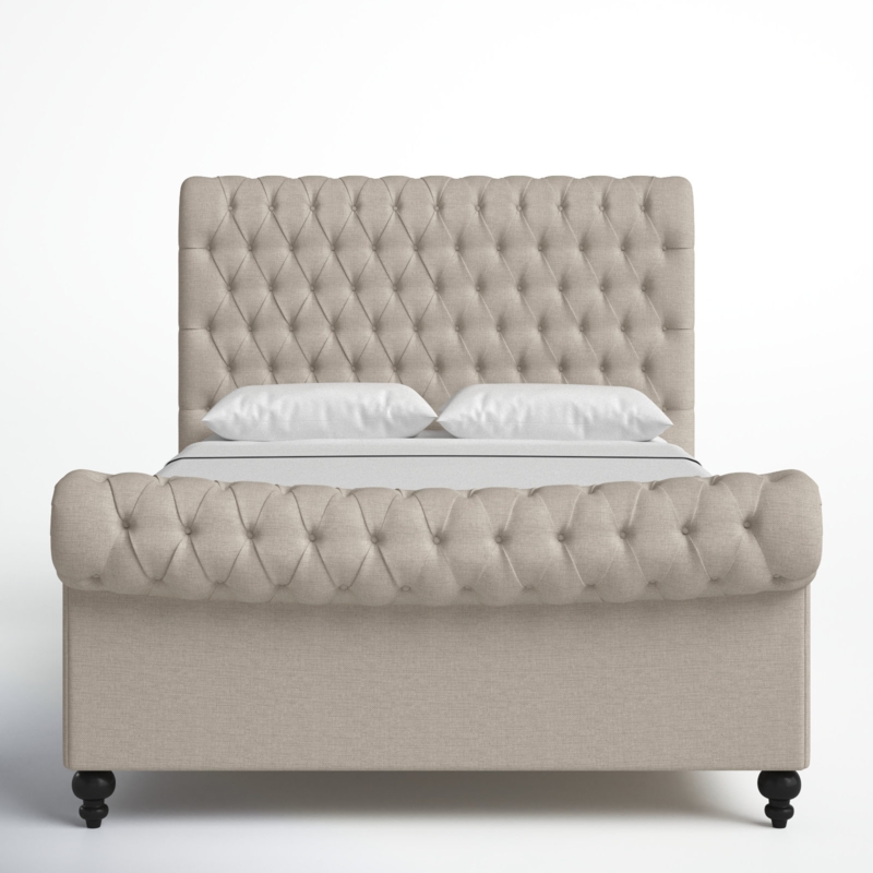 Nicolas Upholstered Sleigh Bed