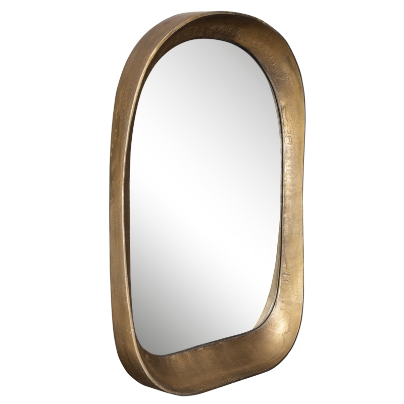 Nihan Aluminum Arch Wall Mirror