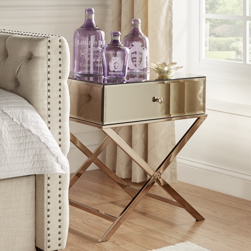 Nyasha Cross Legs End Table