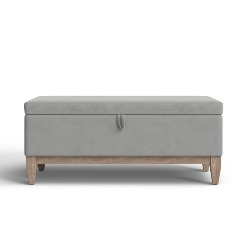 Pera Velvet Upholstered Storage Bench