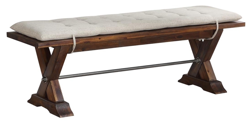 Polito Polyester Blend Upholstered Bench