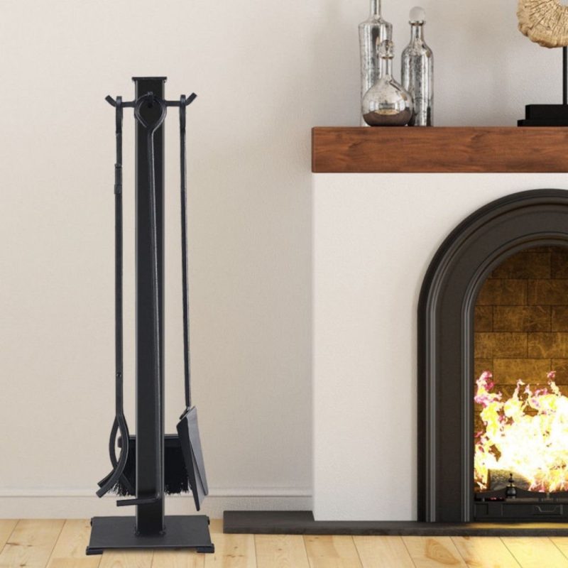 Pradyoth 5 Piece Fireplace Tool Set