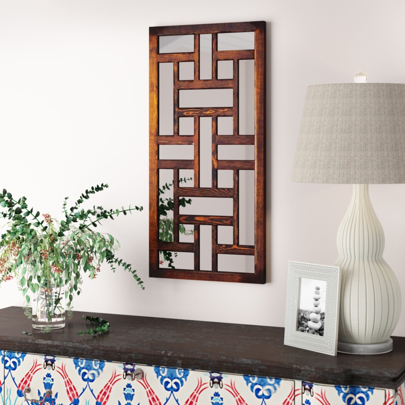 Rectangle Wood Mirror
