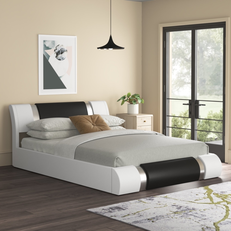 Risa Metal Sleigh Bed