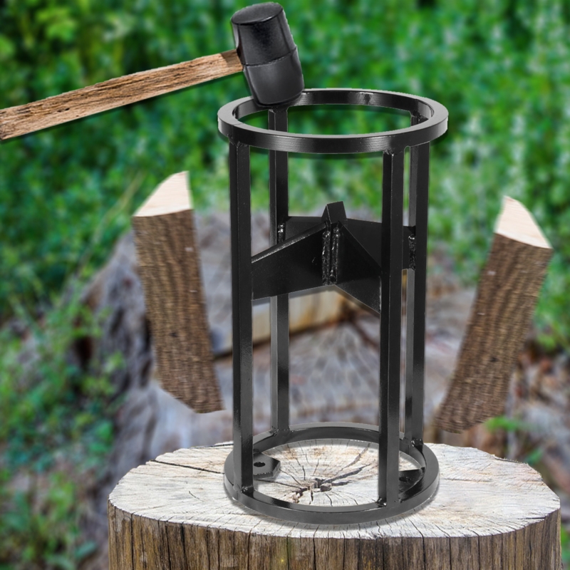 Roey Manual Log Splitting Outdoor Indoor Steel Fireplace Tool