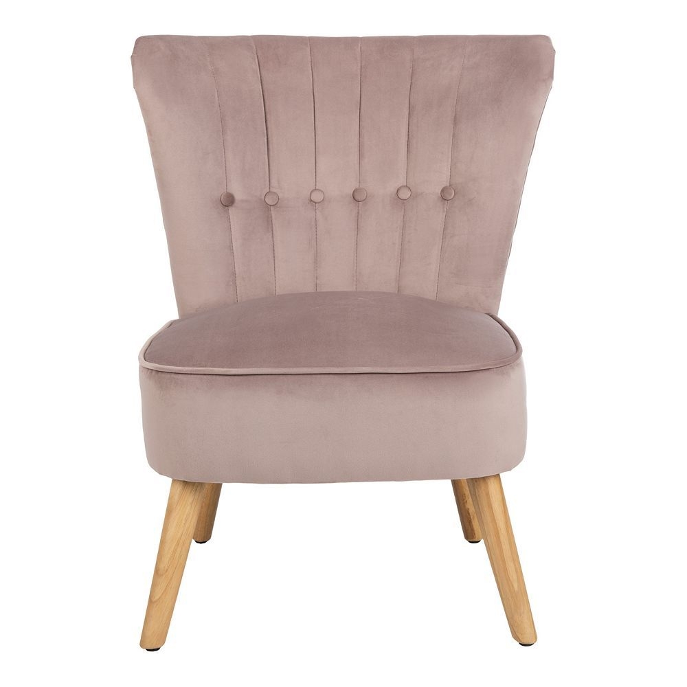 Safavieh June Mid-Century Accent Chair, Light Pink