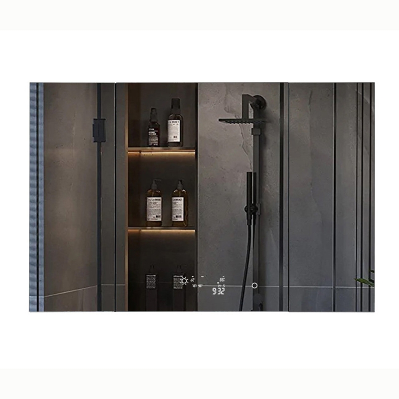 Savera Recessed or Surface-Mount LED Mirror Medicine Cabinet with Defogger