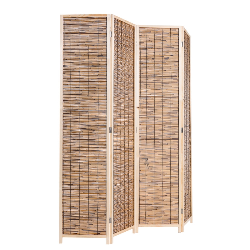 Schantz 62'' W x 70.5'' H 4 - Panel Folding Room Divider