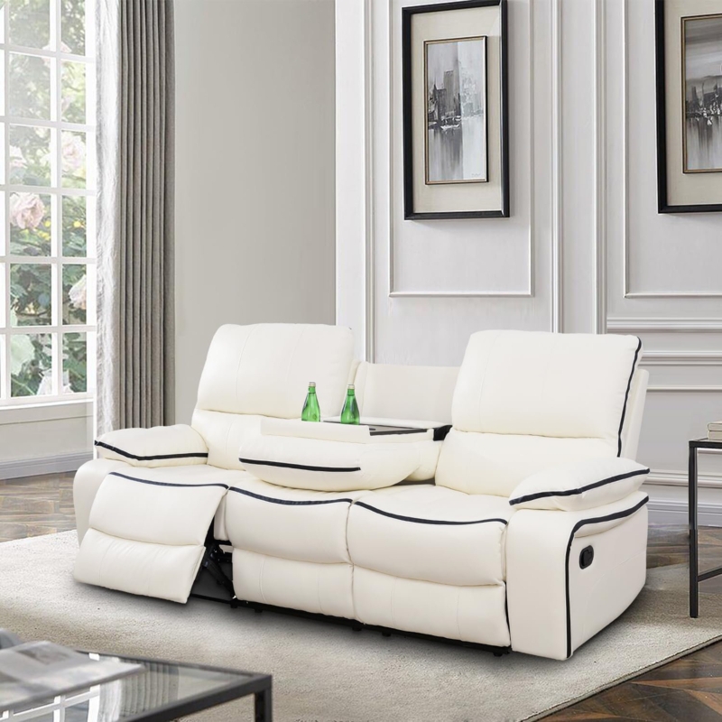 Seel 86.5'' Faux Leather Reclining Sofa