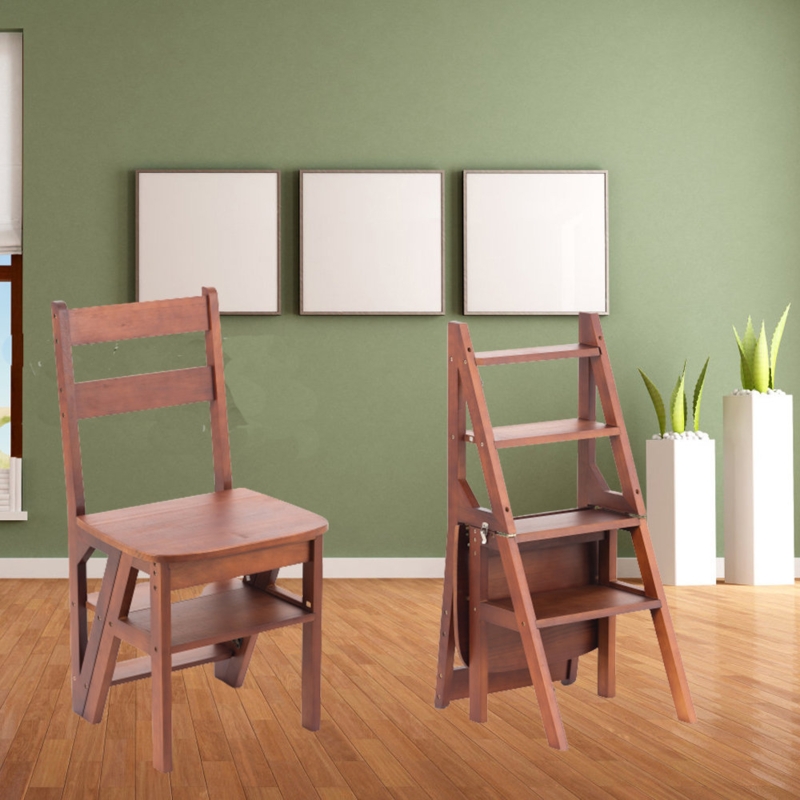 Solid Wood Folding Side Chair