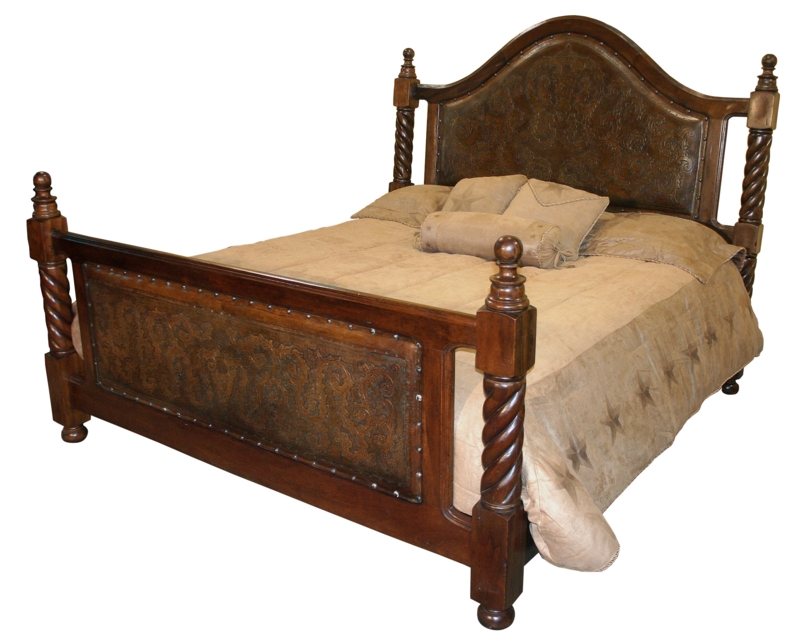 Solomon Leather Standard Bed