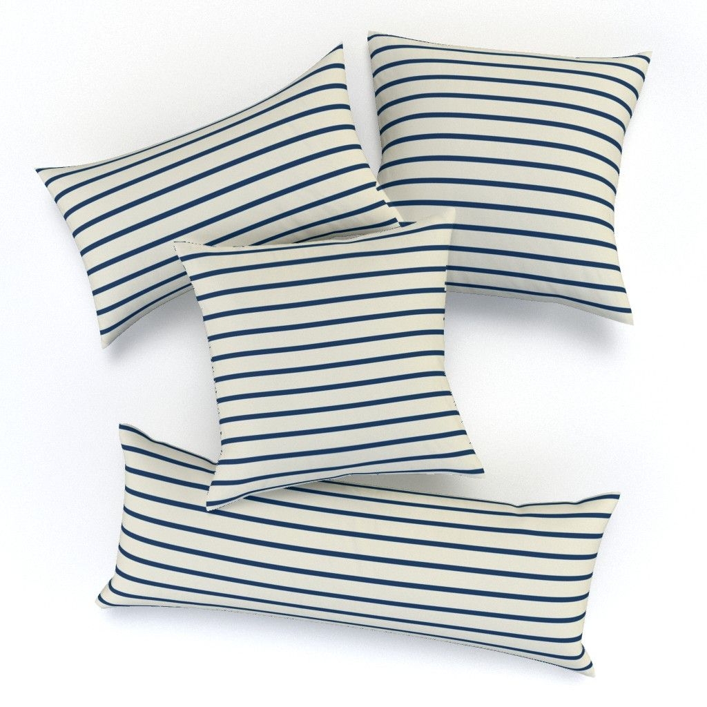 Spoonflower Lumbar Throw Pillows - Nautical Maritime Anchors Unisex French Euro Nautical2019