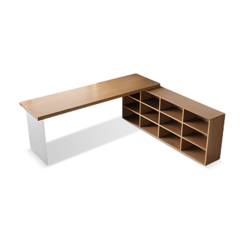 TB713144619152LGTu0026Coloru0026Size L-Shaped Solid Wood Writing Desk
