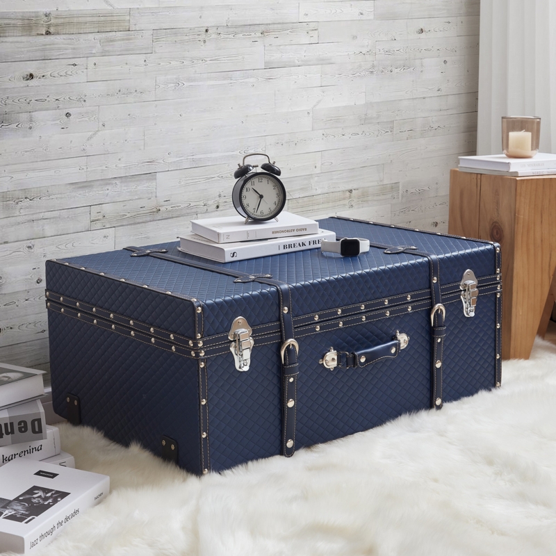 Texture Brand Trunk - Almond Taupe Diamond