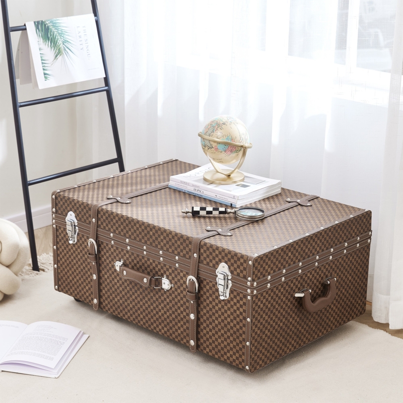 Texture Brand Trunk - Gray Check
