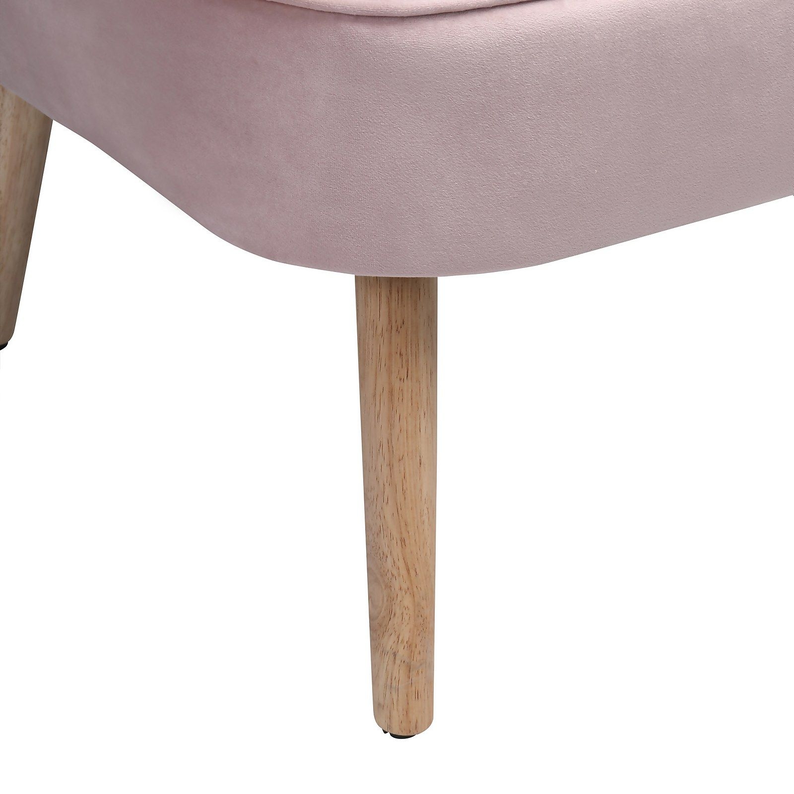 The Occasional Chair - Dark Blush Pink
