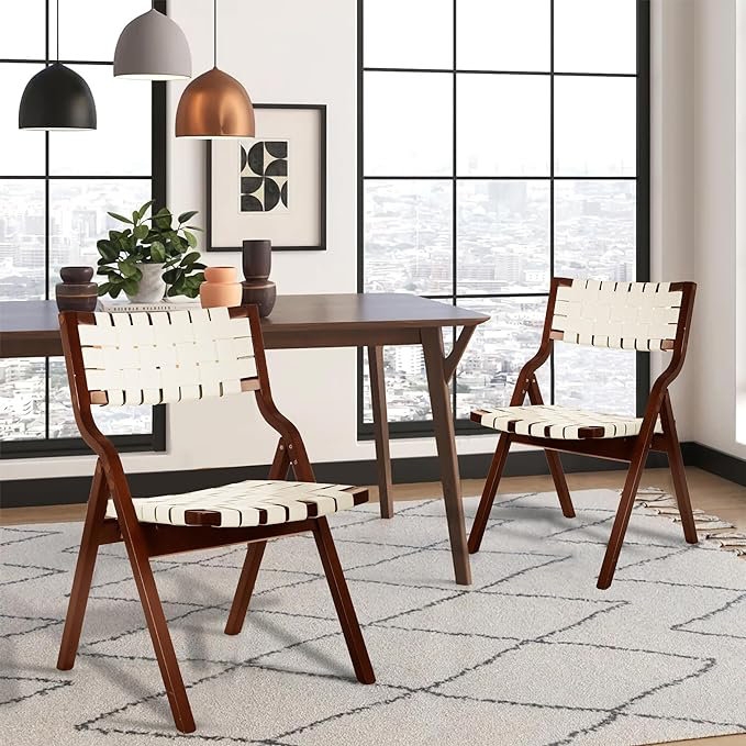 Torrun Solid Wood Folding Stacking Side Chair