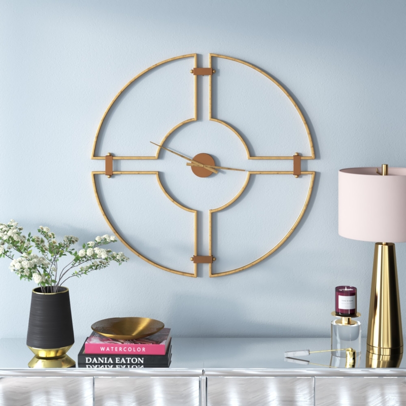 Tracy Metal Wall Clock