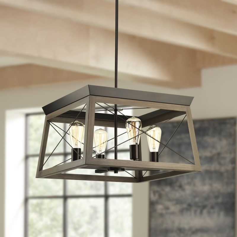Uschi 4 - Light Dimmable Square / Rectangle Chandelier