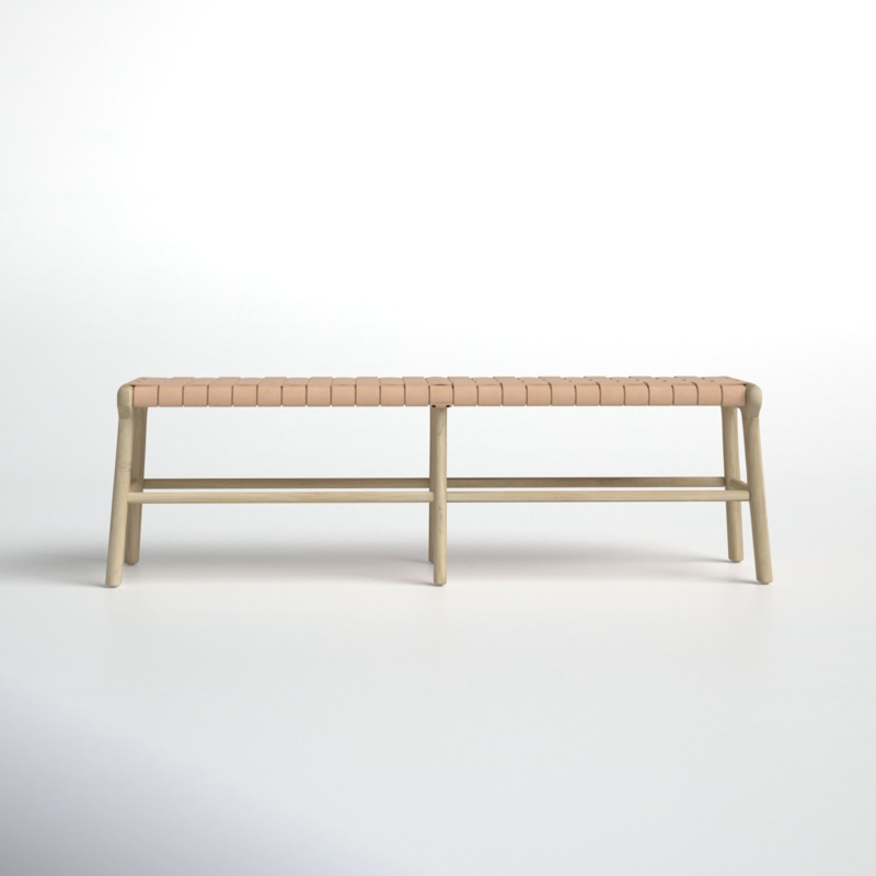 Wainwright Leather Upholstered Bench