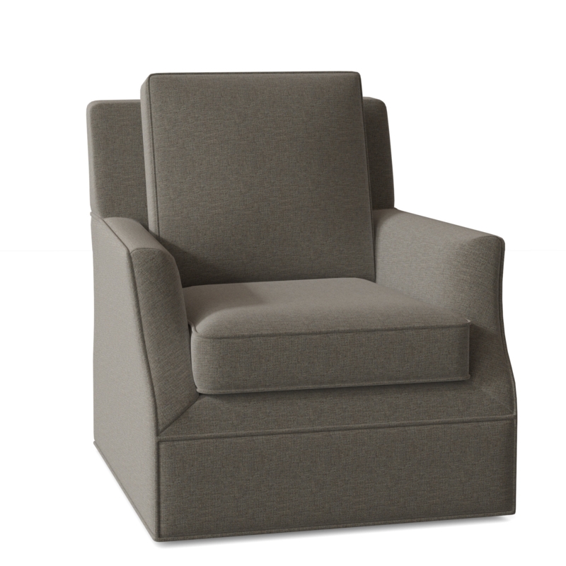 Walcott Upholstered Swivel Armchair