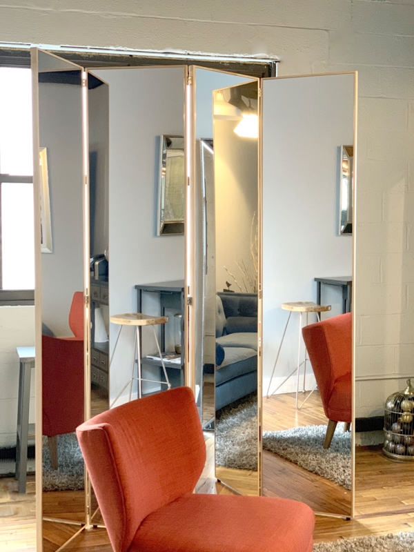 Wood Flat Mirror