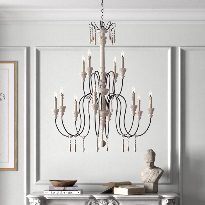 12 - Light Dimmable Chandelier