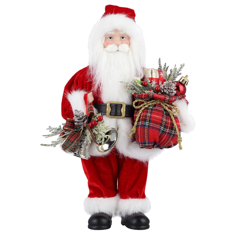 12" Santa Claus Christmas Figurine