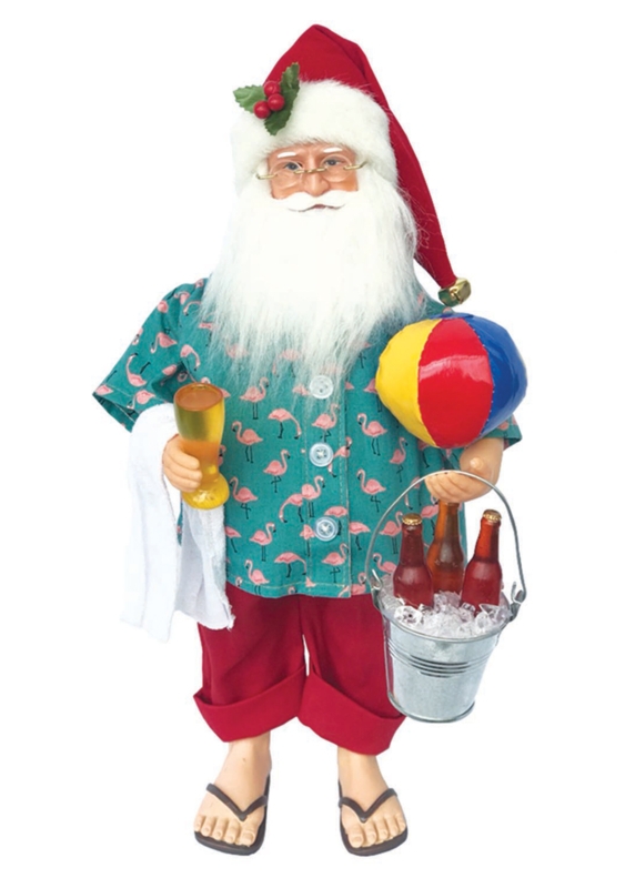 15" Beer At The Beach Claus