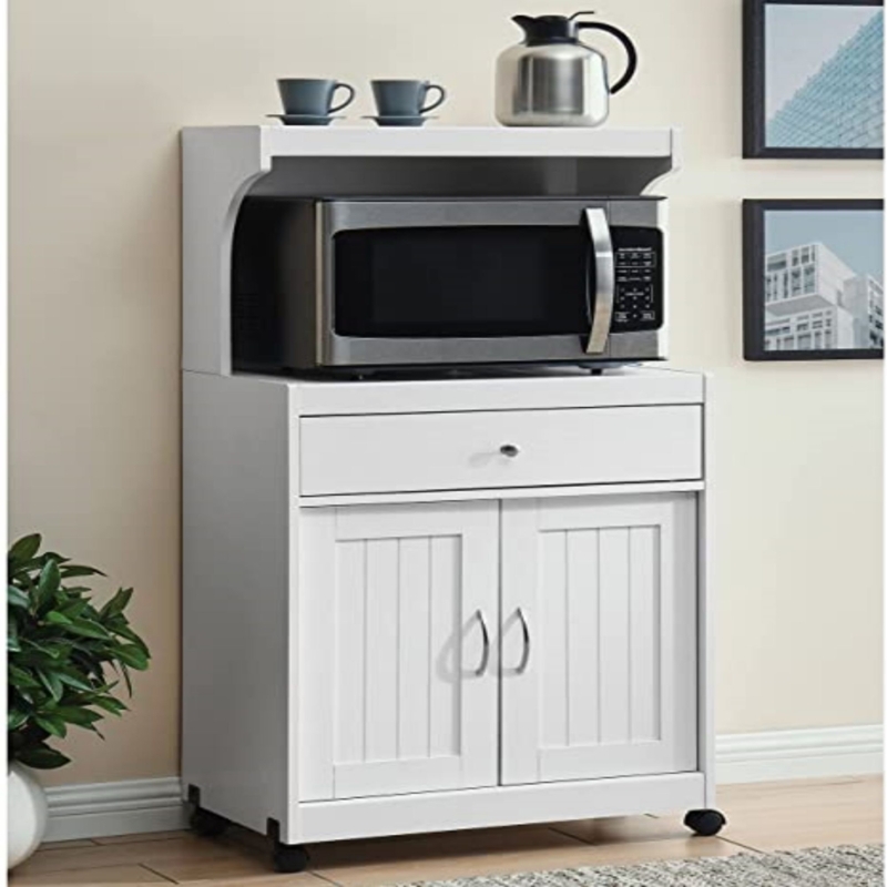 24.8'' Wood Standard Baker's Rack with Microwave Compatibility