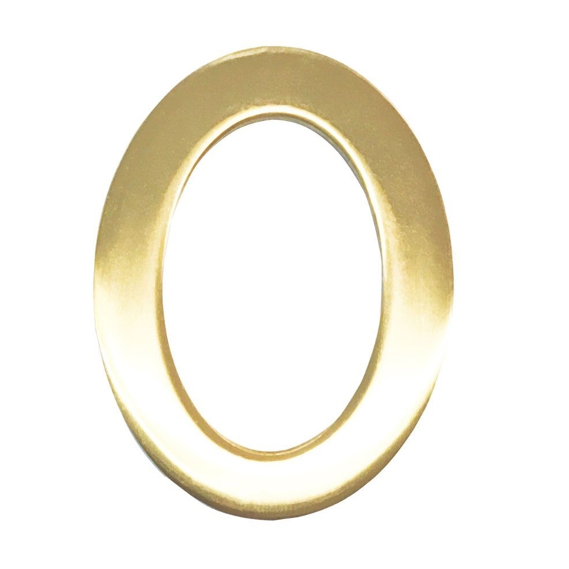 3'' H Brass House Number | Foter