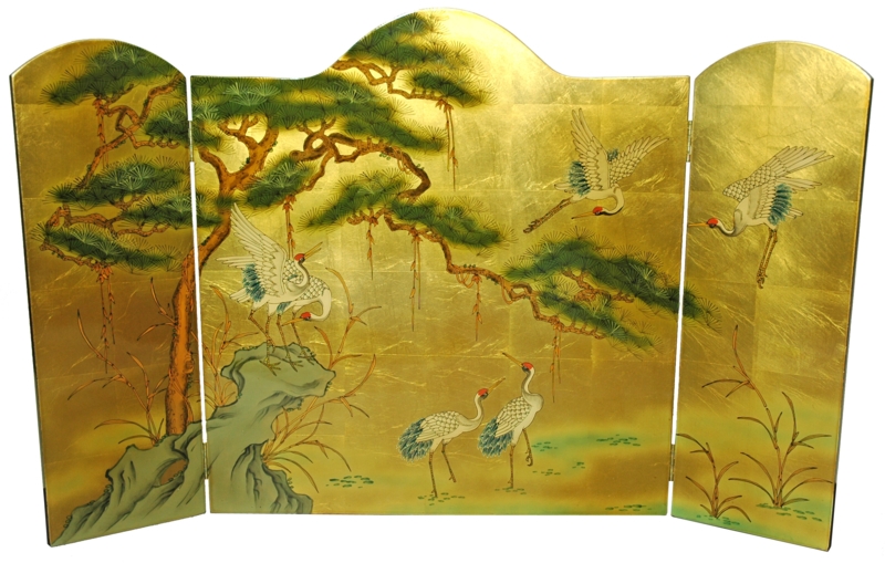 3 Panel Fireplace Screen