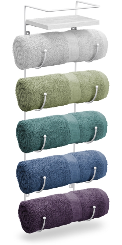 4 Over-the-Door Towel Rack