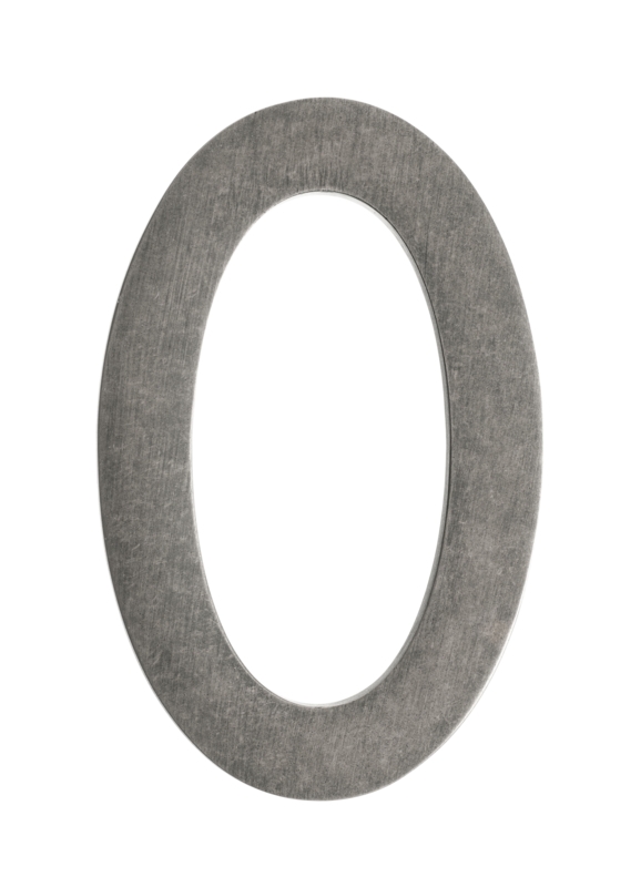 5'' H Brass House Number