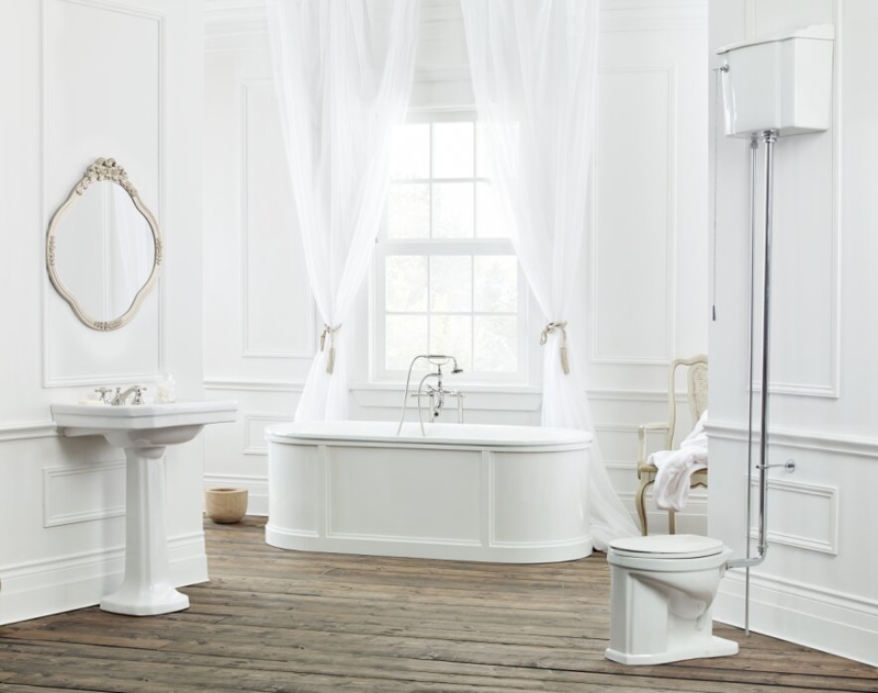69.875'' x 31.125'' Freestanding Soaking Cast Iron Bathtub