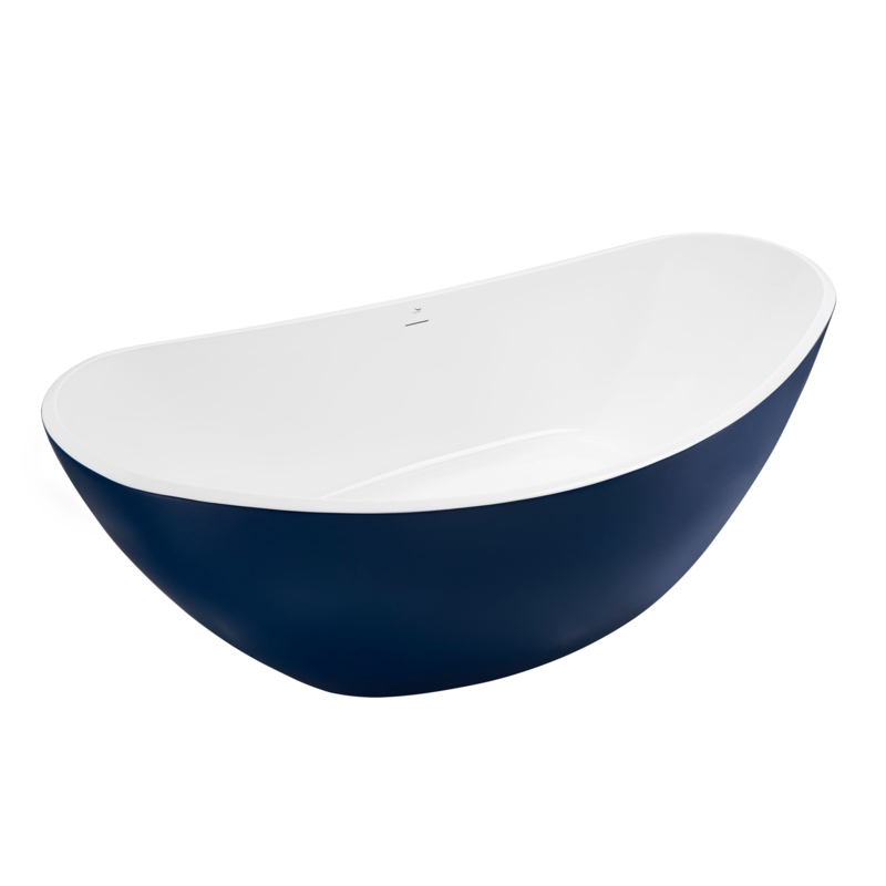 74.8'' x 35.4'' Freestanding Soaking Acrylic Bathtub