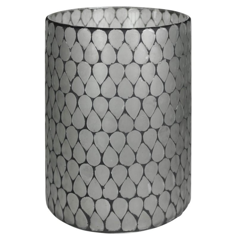 8'' H Glass Tabletop Hurricane