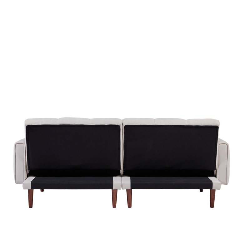 81'' Upholstered Cushioned Convertible Sofa